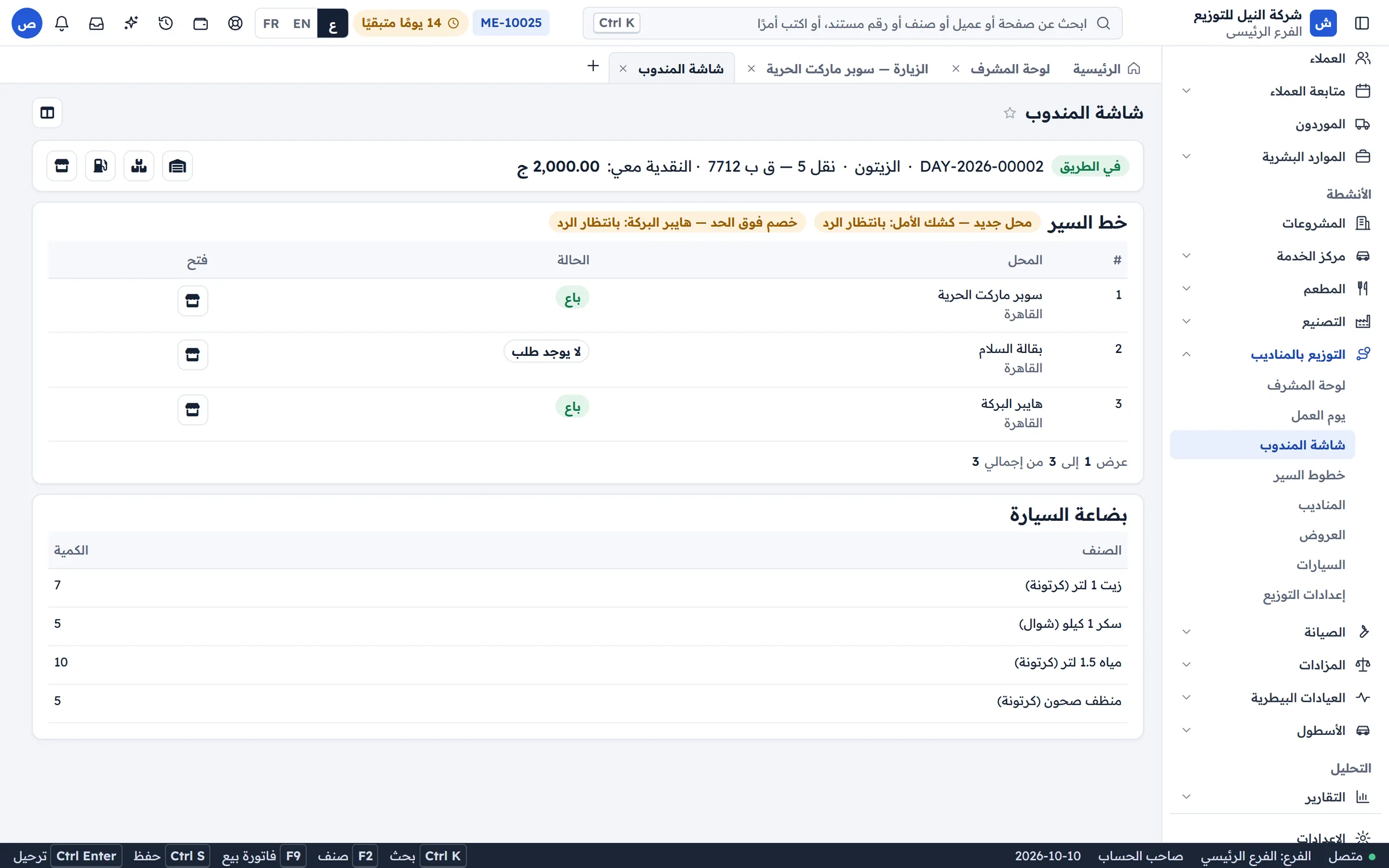 شركات التوزيع