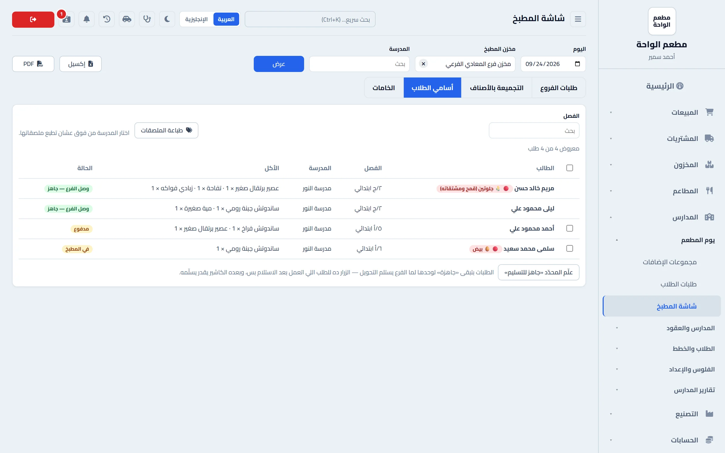 التغذية المدرسية